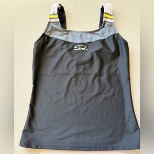 Black and Gray Tank Top
